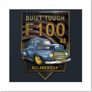 F100 1948 American Pickup Posters and Art